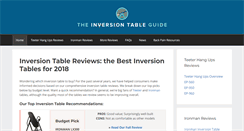 Desktop Screenshot of inversiontableguide.net